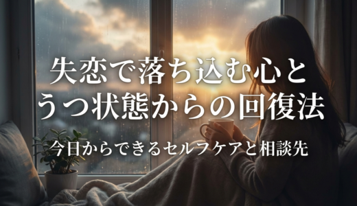 失恋で落ち込む心とうつ状態からの回復法｜今日からできるセルフケアと相談先