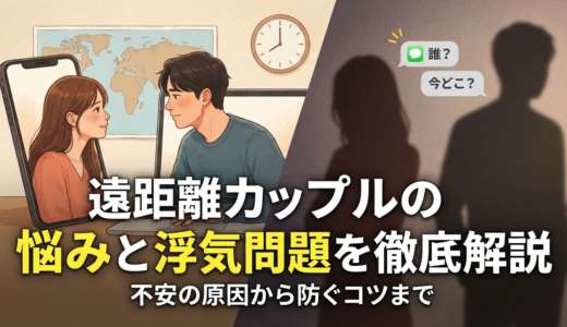 遠距離カップルの悩みと浮気問題を徹底解説｜不安の原因から防ぐコツまで