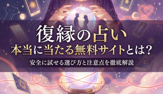 復縁の占いが本当に当たる無料サイトとは？安全に試せる選び方と注意点を徹底解説