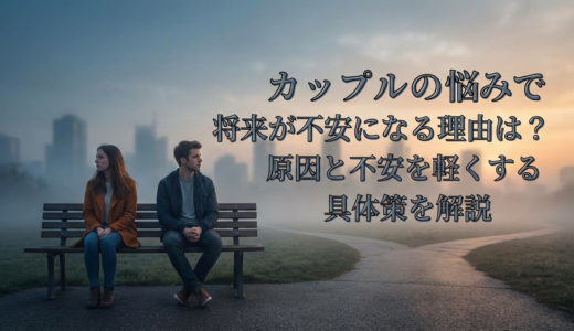 カップルの悩みで将来が不安になる理由は？原因と不安を軽くする具体策を解説