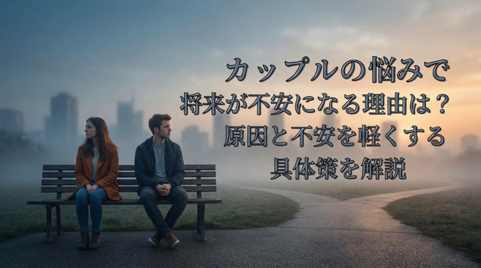 カップルの悩みで将来が不安になる理由は？原因と不安を軽くする具体策を解説