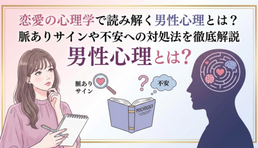 恋愛の心理学で読み解く男性心理とは？脈ありサインや不安への対処法を徹底解説