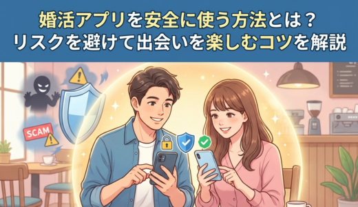 婚活アプリを安全に使う方法とは？リスクを避けて出会いを楽しむコツを解説
