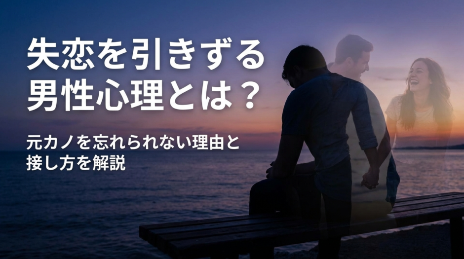 失恋を引きずる男性心理とは？元カノを忘れられない理由と接し方を解説