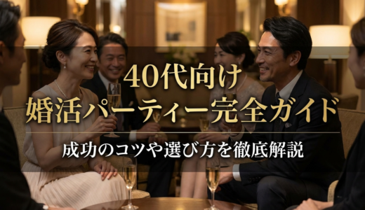 婚活パーティーがおすすめな40代向け完全ガイド｜成功のコツや選び方を徹底解説