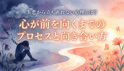 失恋から立ち直れない心理とは？心が前を向くまでのプロセスと向き合い方