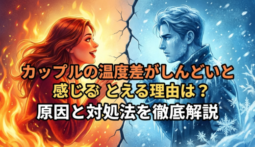 カップルの温度差がしんどいと感じる理由は？原因と対処法を徹底解説