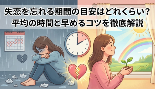 失恋を忘れる期間の目安はどれくらい？平均の時間と早めるコツを徹底解説