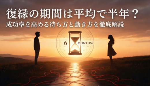 復縁の期間は平均で半年？成功率を高める待ち方と動き方を徹底解説