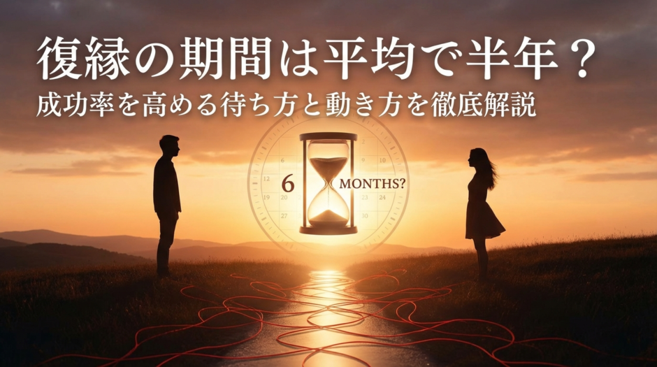 復縁の期間は平均で半年？成功率を高める待ち方と動き方を徹底解説