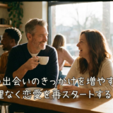 40代の出会いのきっかけを増やす方法。無理なく恋愛を再スタートするコツ