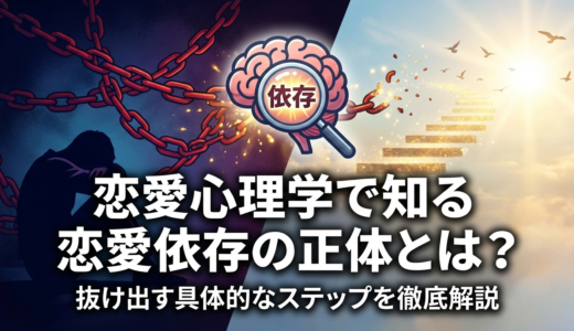 恋愛心理学で知る恋愛依存の正体とは？抜け出す具体的なステップを徹底解説