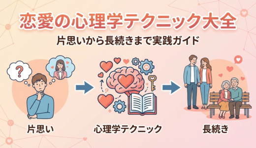 恋愛の心理学テクニック大全。片思いから長続きまで実践ガイド