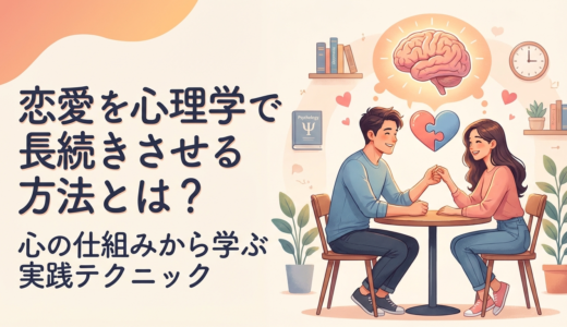恋愛を心理学で長続きさせる方法とは？心の仕組みから学ぶ実践テクニック