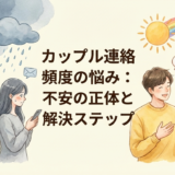 カップルで連絡頻度が少ない悩みを抱えたときは？不安の正体と解決ステップを徹底解説