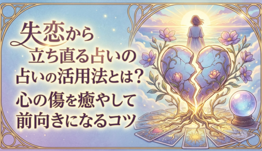 失恋から立ち直る占いの活用法とは？心の傷を癒やして前向きになるコツ