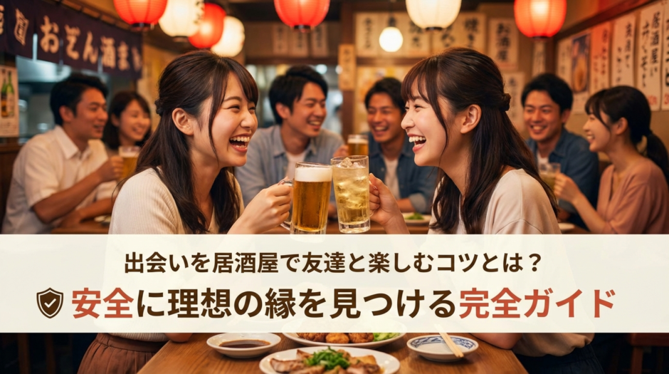 出会いを居酒屋で友達と楽しむコツとは？安全に理想の縁を見つける完全ガイド