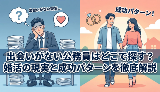 出会いがない公務員はどこで探す？婚活の現実と成功パターンを徹底解説