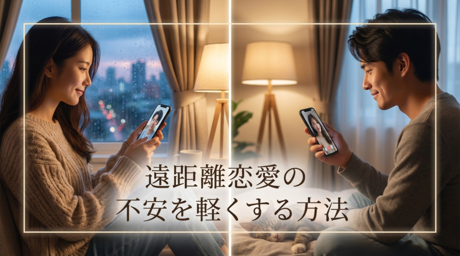 カップルが遠距離で会えない時の不安を軽くする方法｜原因と対処法を徹底解説