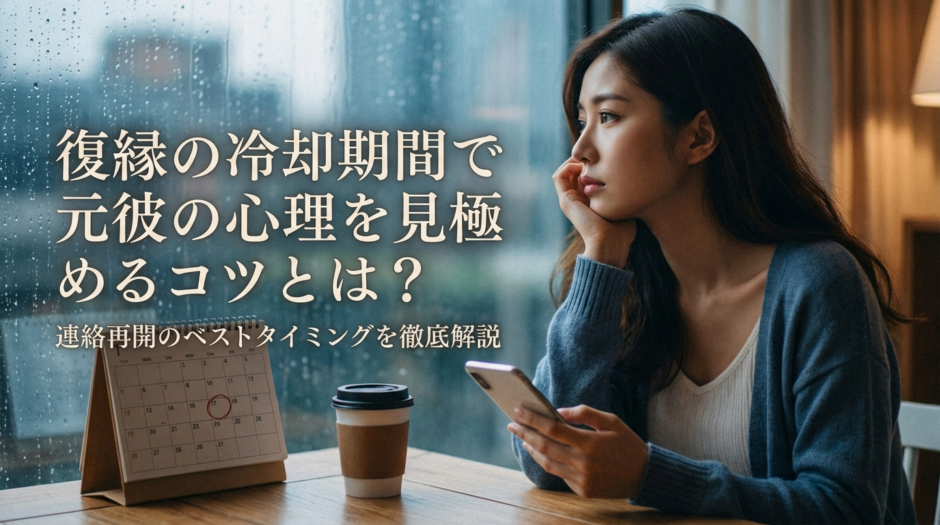 復縁の冷却期間で元彼の心理を見極めるコツとは？連絡再開のベストタイミングを徹底解説