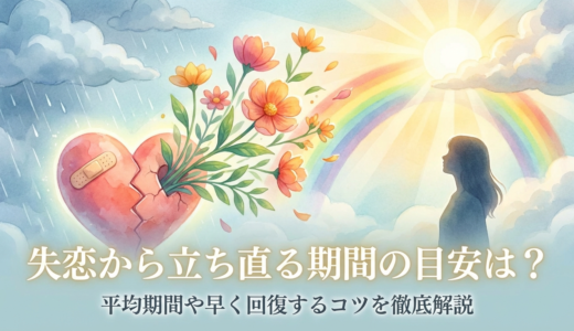 失恋から立ち直る期間の目安は？平均期間や早く回復するコツを徹底解説