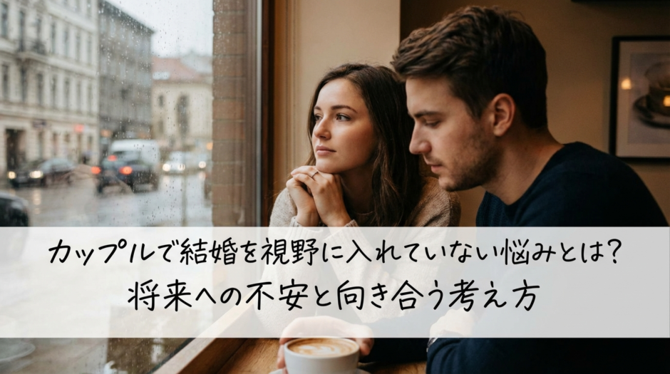 カップルで結婚を視野に入れていない悩みとは？将来への不安と向き合う考え方
