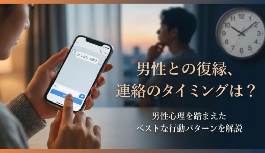 男性との復縁で連絡を入れるタイミングはいつ？男性心理を踏まえたベストな行動パターンを解説