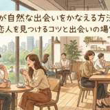 社会人が自然な出会いをかなえる方法とは？無理なく恋人を見つけるコツと出会いの場完全ガイド