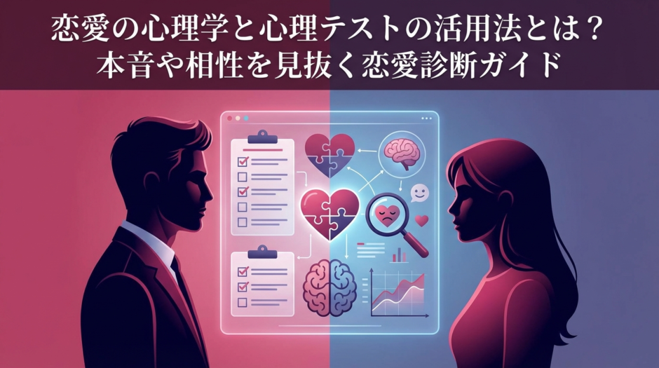 恋愛の心理学と心理テストの活用法とは？本音や相性を見抜く恋愛診断ガイド