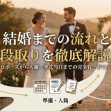 結婚までの流れと段取りを徹底解説|プロポーズから入籍・挙式当日までの完全ロードマップ