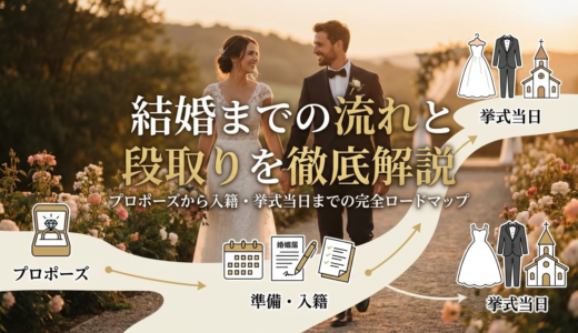 結婚までの流れと段取りを徹底解説｜プロポーズから入籍・挙式当日までの完全ロードマップ
