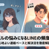 カップルの悩みになるLINEの頻度とは?心地よい連絡ペースと解決法を徹底解説