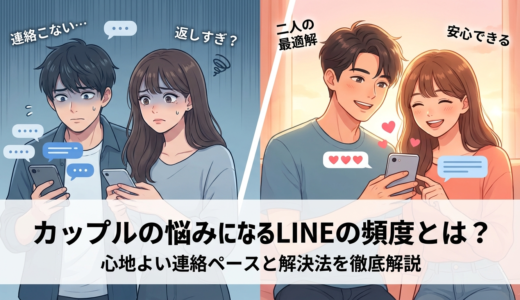 カップルの悩みになるLINEの頻度とは？心地よい連絡ペースと解決法を徹底解説