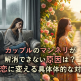 カップルのマンネリが解消できない原因は？続く恋に変える具体的な対処法