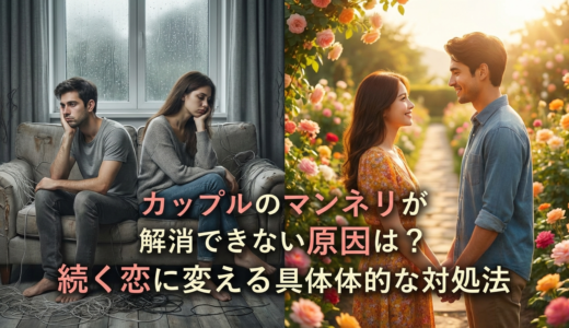 カップルのマンネリが解消できない原因は？続く恋に変える具体的な対処法