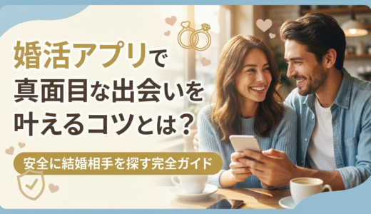 婚活アプリで真面目な出会いを叶えるコツとは？安全に結婚相手を探す完全ガイド