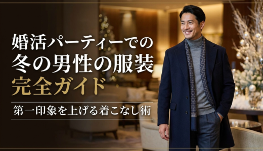 婚活パーティーでの冬の男性の服装完全ガイド｜第一印象を上げる着こなし術
