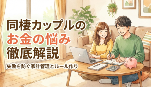 同棲カップルのお金の悩みを徹底解説｜失敗を防ぐ家計管理とルール作り