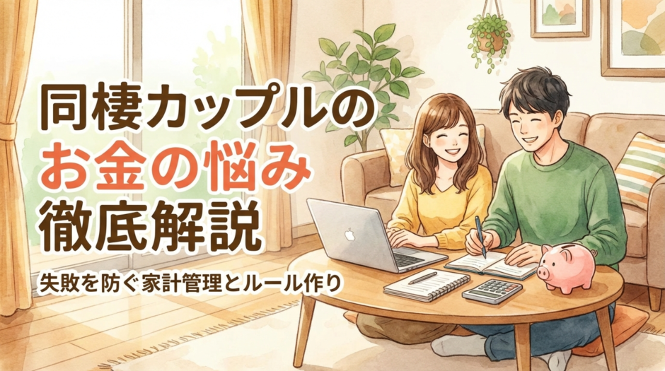 同棲カップルのお金の悩みを徹底解説｜失敗を防ぐ家計管理とルール作り