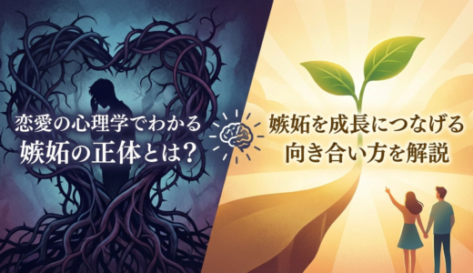 恋愛の心理学でわかる嫉妬の正体とは？嫉妬を成長につなげる向き合い方を解説