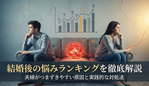 結婚後の悩みランキングを徹底解説｜夫婦がつまずきやすい原因と実践的な対処法