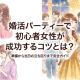 婚活パーティーで初心者女性が成功するコツとは?準備から当日の立ち回りまで完全ガイド
