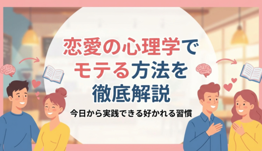 恋愛の心理学でモテる方法を徹底解説｜今日から実践できる好かれる習慣