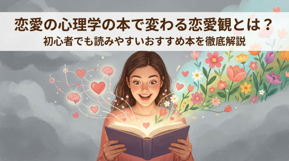 恋愛の心理学の本で変わる恋愛観とは？初心者でも読みやすいおすすめ本を徹底解説
