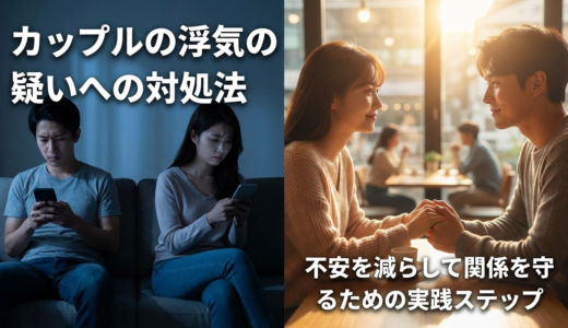 カップルの浮気の疑いへの対処法とは？不安を減らして関係を守るための実践ステップ