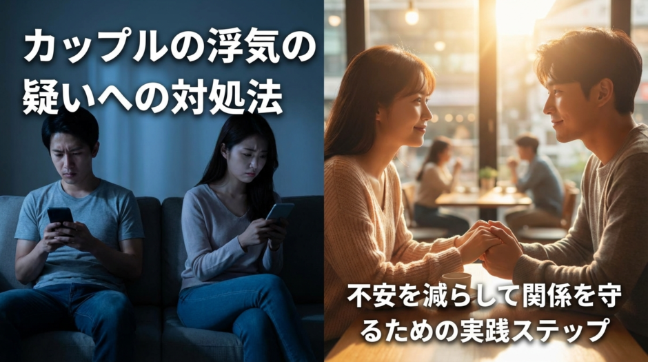 カップルの浮気の疑いへの対処法とは？不安を減らして関係を守るための実践ステップ