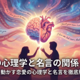 恋愛の心理学と名言の関係とは？心を動かす恋愛の心理学と名言を徹底解説